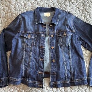 Women's Caslon Blue Jean Jacket Size 1X